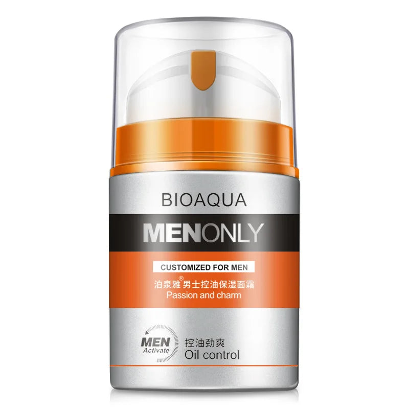 BIOAQUA Men Deep Hydrating Face Cream Moisturizing Oil-control Anti Wrinkle Essence Face Cream Facial Cream Skin Care