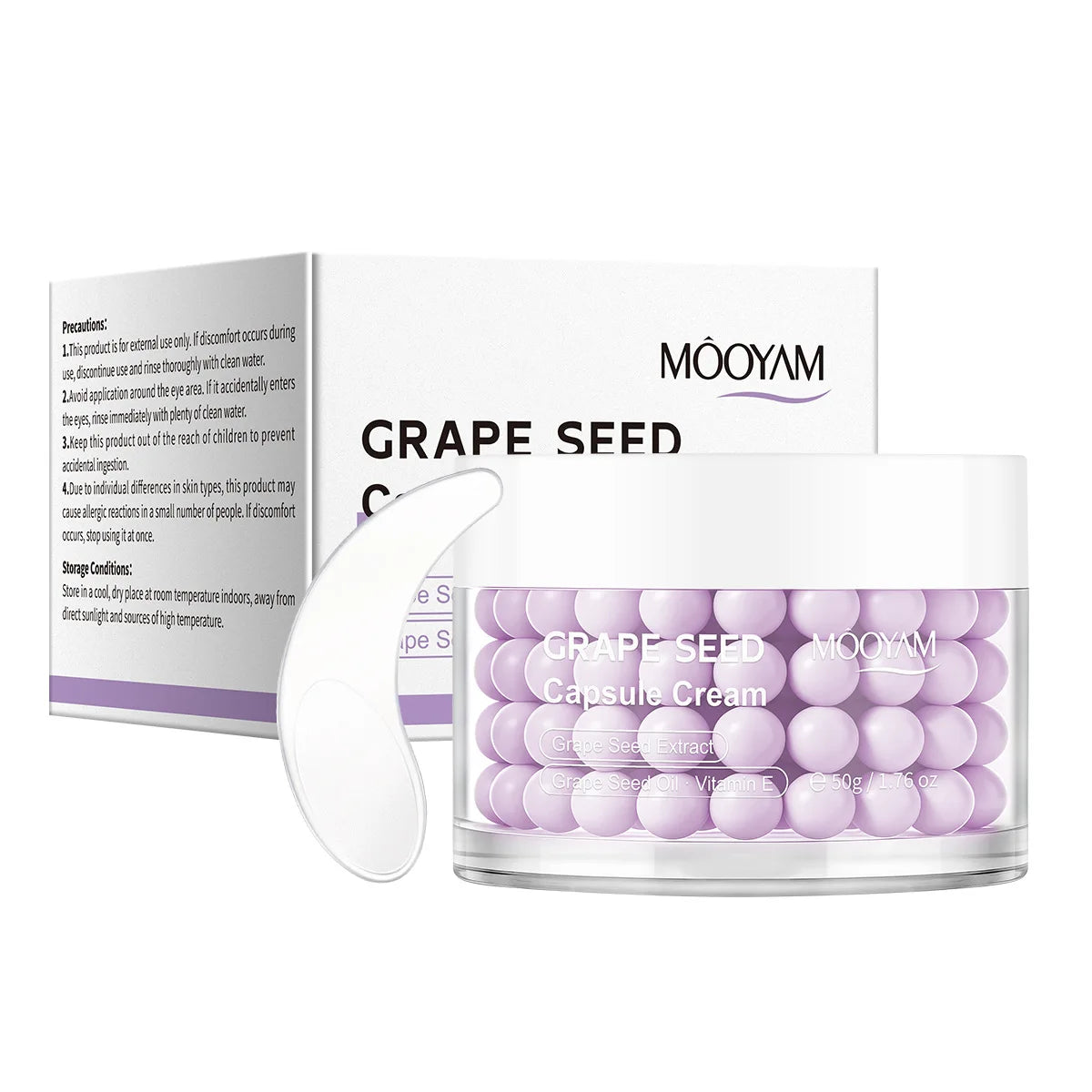 Korean Care Capsule Face Cream With Centella & Astaxanthin, Grape Seed Antioxidant Moisturizer, Soothing Barrier Care Skincare