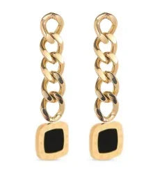 Shiny Zircon Hoop Earrings for Women Trendy Golden Stainless Steel Circle Earring Jewelry Pendientes