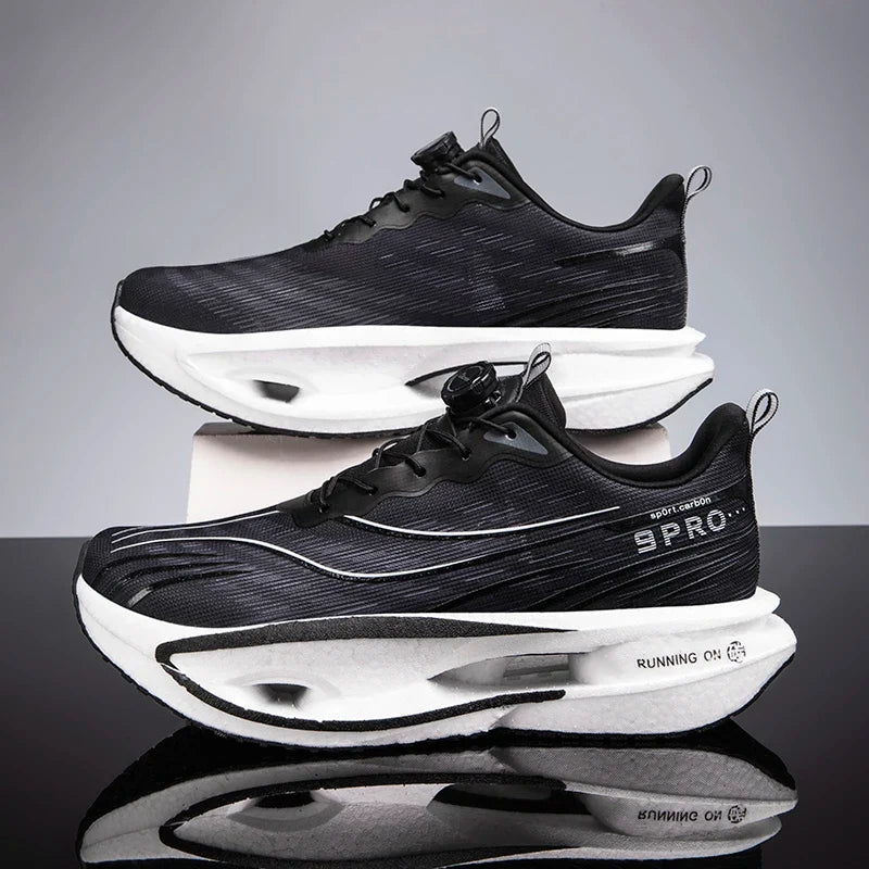 2026 Running Shoes Carbon Board Marathon Men Sports Breathable Lightweight Women's Comfortable Athletic Nonskid Casual Sneakers