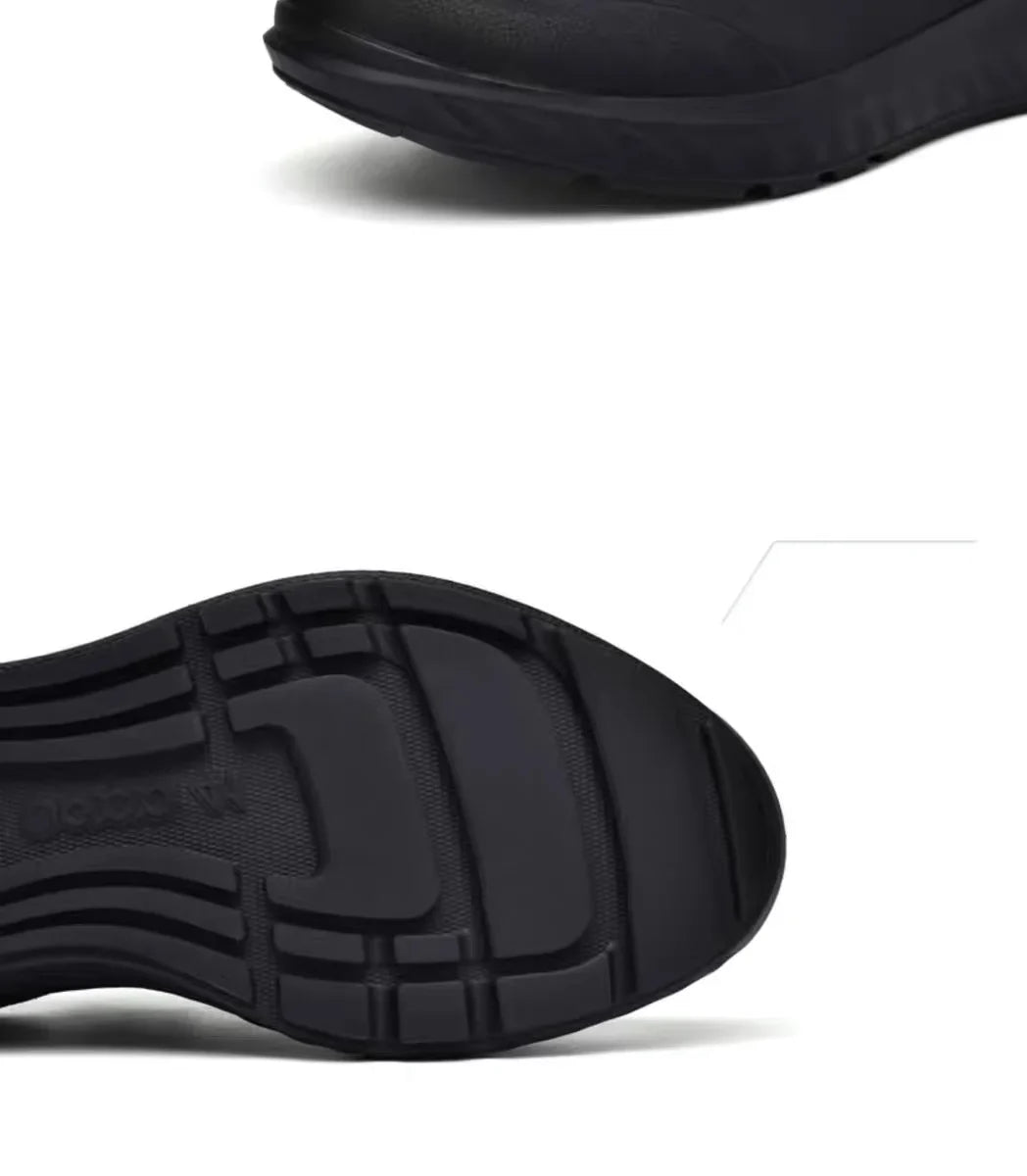 Men Shoes Autumn Winter Sports Casual Genuine Leather Soft Soled Outdoor Hiking Shoes Lightweight Breathable Non Slip Shoes Men