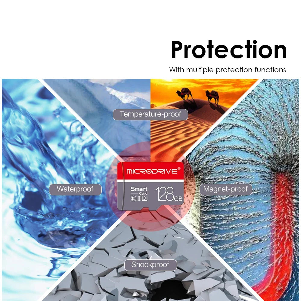 High Speed Mini SD Memory Card 256GB Class 10 Micro TF Flash USB Pen Drive Card 4GB 8GB 16GB 32GB 64GB 128GB for Smartphone
