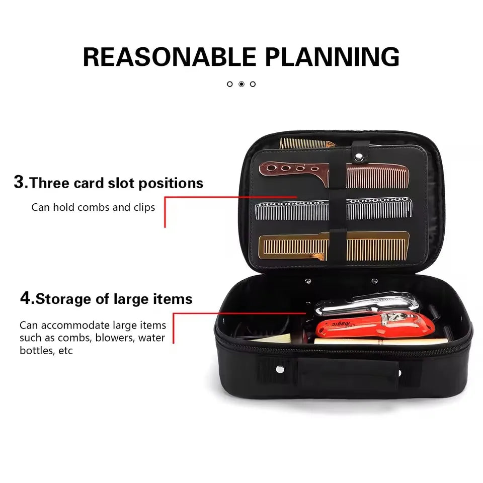 Salon Barber Tool Storage Bag Scissor Bag Beauty Carrying Case Portable Makeup Box Beauty and Hair Products Sorting Bag