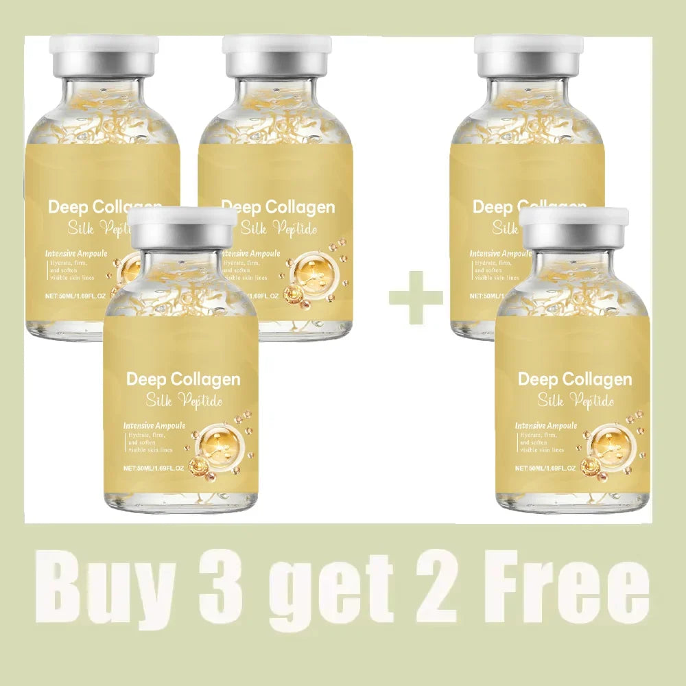 Silk Peptide Ampoule | Anti-Aging Serum with Collagen & 30 Peptide Complex for Intensive Lifting, Skin Tightening & Firming