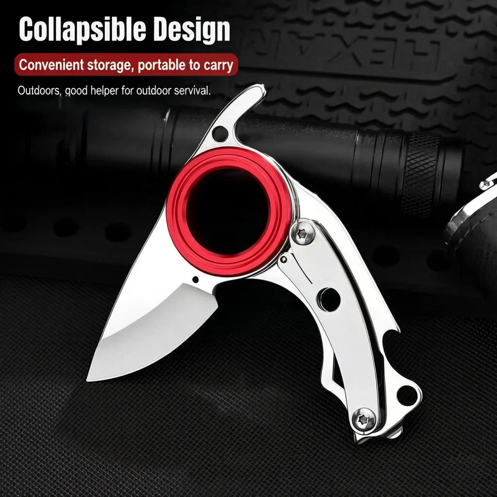 Mini Portable Stainless Steel Outdoor EDC Tool Key Chain Pendant Is the Perfect Tool for Opening Packages and Daily Use
