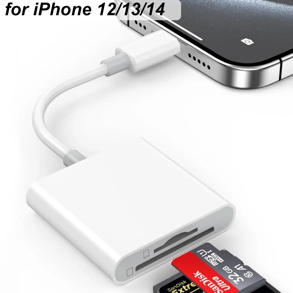 New 5 In 1 SD Card Reader USB HUB for iPhone 12 13 14 15 16 17 Huawei USB 3.0 Type C to SD TF Card Memory Reader OTG Adapter