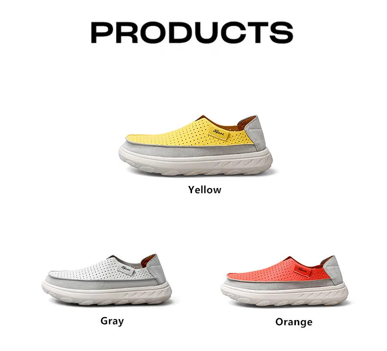 2026 New Men's Casual Shoes Fashion Comfortable Men's Shoes High Quality Leather Men Driving Shoes Handmade Flat Shoes Size 46