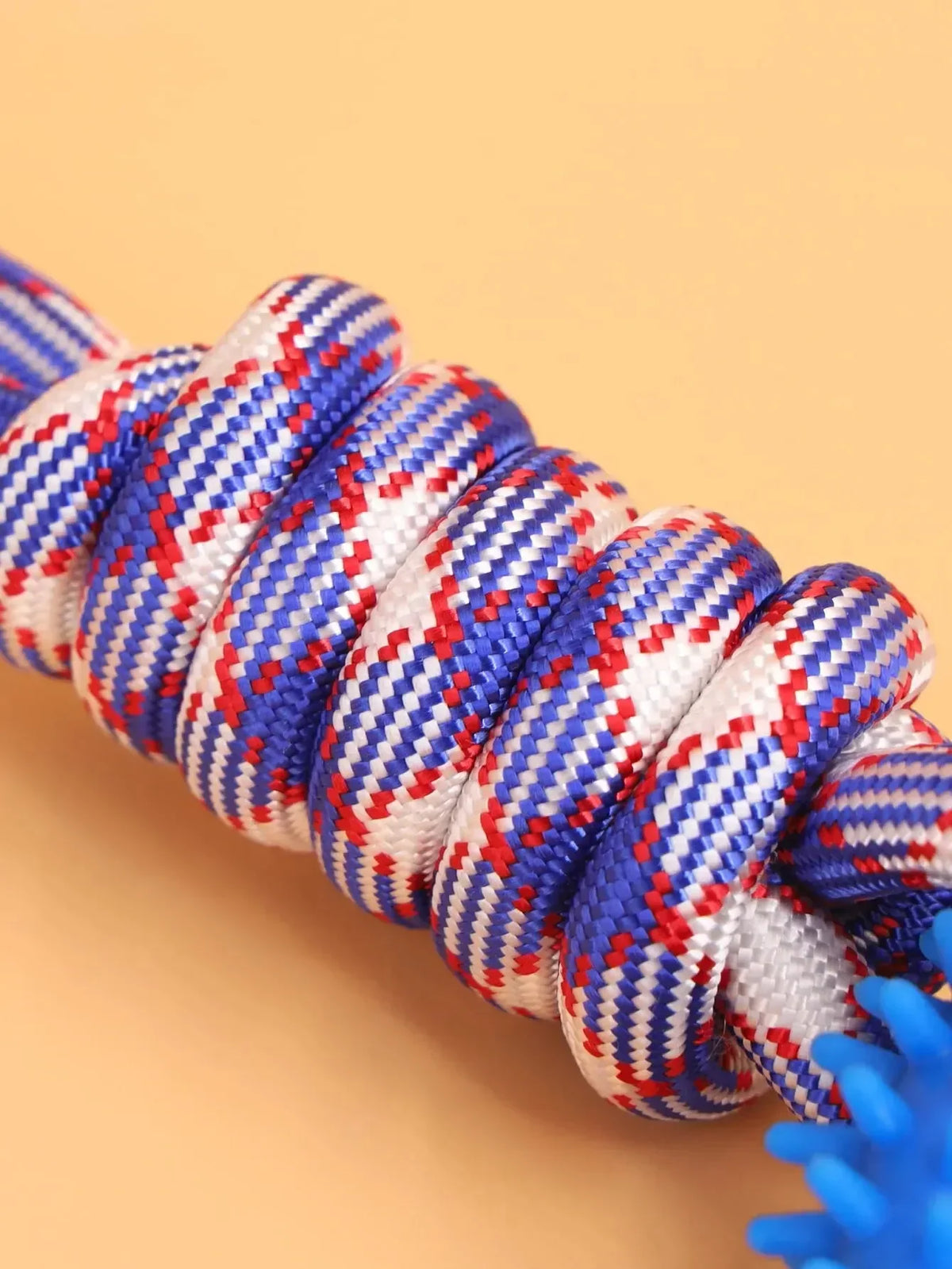 Dog Toys Chew Resistant Nylon Rope Toys Pet Colorful Woven Knot Rubber Toys Dog Self Fun Outdoor Swimming Toys Pet Supplies