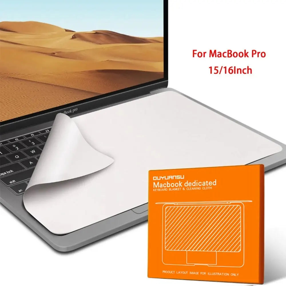 Screen Keyboard Protection Microfiber Liner Cleaning Cloth For MacBook Pro 13" 14" 15" 16"and MacBook Air 13"
