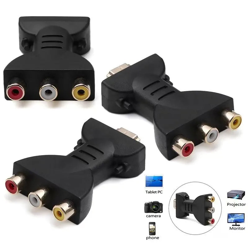 For HD TV BOX HD 1080P RCA AV To HDMI-compatible Composite Adapter Converter AV2HDMI Audio Video Cable HDMI TO AV with USB Cable