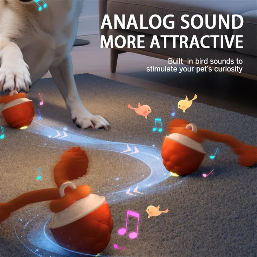 Intelligent Dog Toy Ball Electronic Interactive Cat Toy Usb Automatic Moving Bouncing Ball For Large Medium Dog Holiday Pet Gift