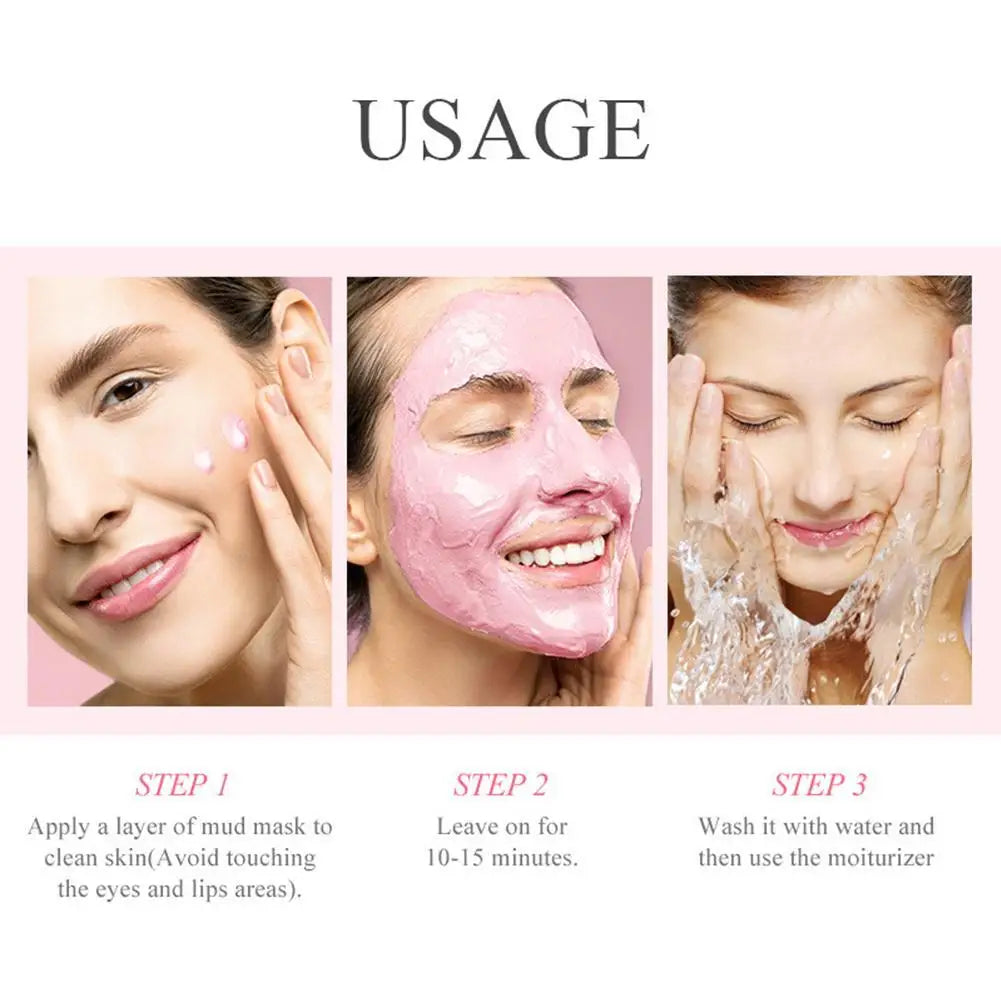 12pcs Sakura Mud Mask Brightening Hydrating Face Mask Luminous Skin Clean Facial Cleansing Clay Hydrating Anti Wrinkle Skincare