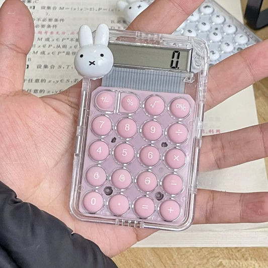 Miffy Rabbit Calculator Silent Mini High Beauty Student Office Exam Super Cute Small Multi functional Calculation