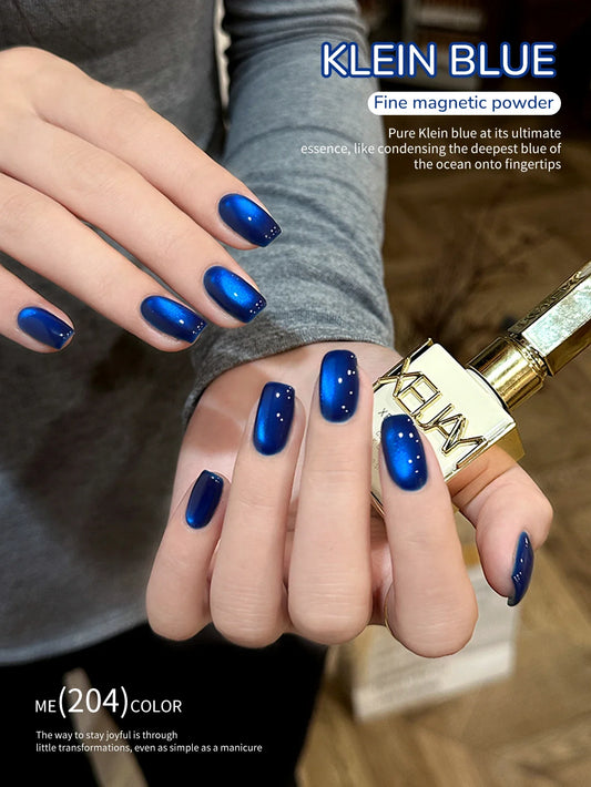 XEIJAYI 1pc 15ML Blue cat eye Nail Gel polish Semi Permanent Nail Art Soaking UV LED Nail Salon DIY Nail Salon Gel