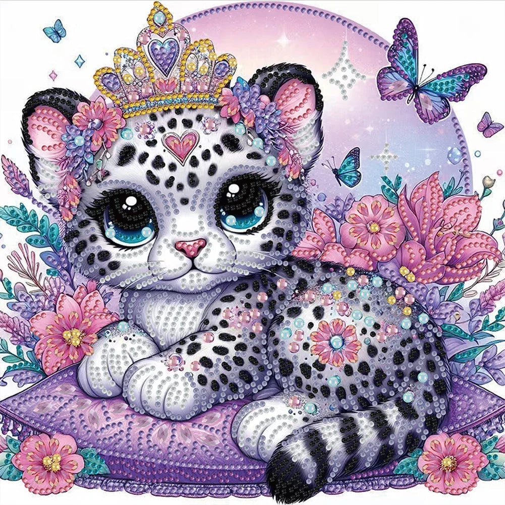 5D DIY Partial Special Shaped Drill Diamond Painting Kit Animal Decoration