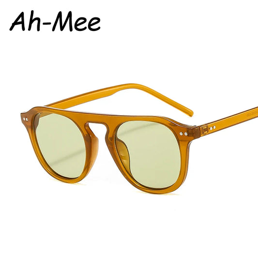 Hiking Camping Fashion Oval Anti Light Glasses For Men Women Vintage Brand Designer Punk Shades Unisex Steampunk Rivet Eyewear