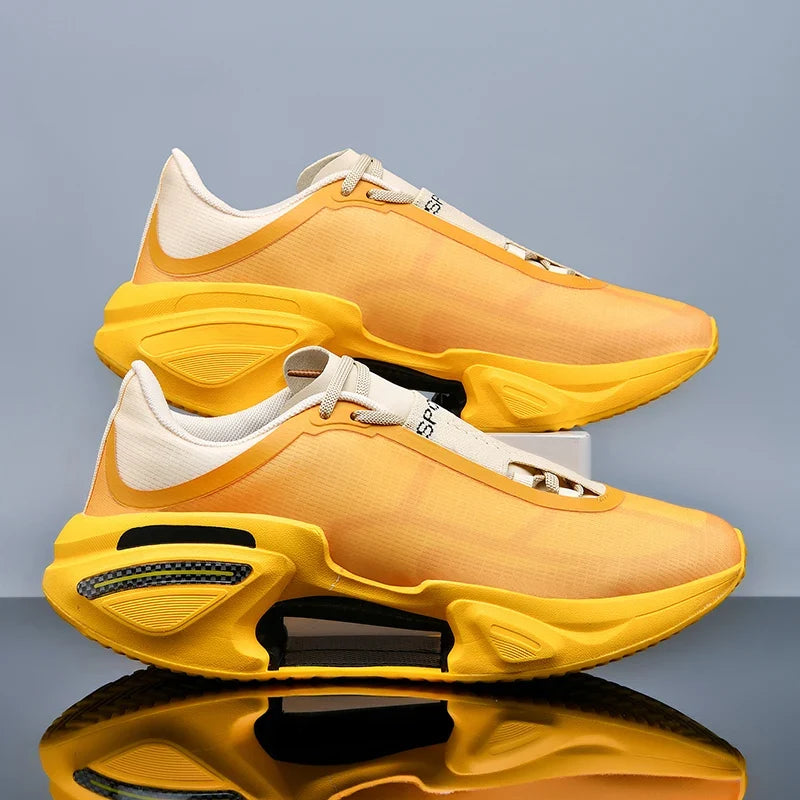 Men's Breathable Casual Sneakers Luxury Trainer Fashion Loafers Comfortable Wear and Relaxed Life Running Shoes for Male