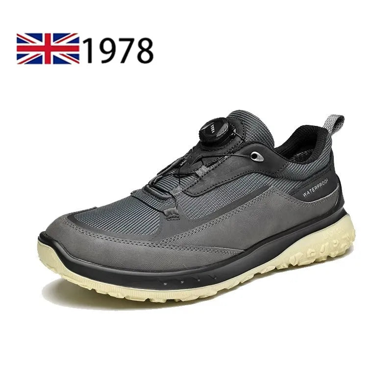 Fashion Waterproof Hiking Shoes Men's Climbing Shoes Anti-collision Fashion Outdoor Casual Lace-up Sneakers