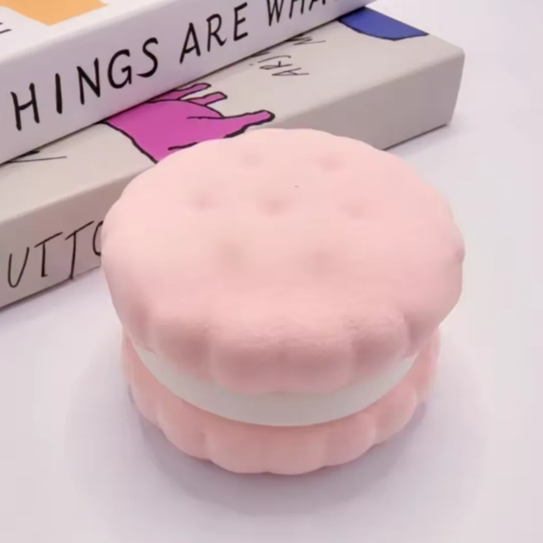 Squishy Simulated Cake Squeeze Toy Stress Relief Slow Rising Sensory Fidget Toys for Anxiety ADHD Autism Adults ASMR Fun