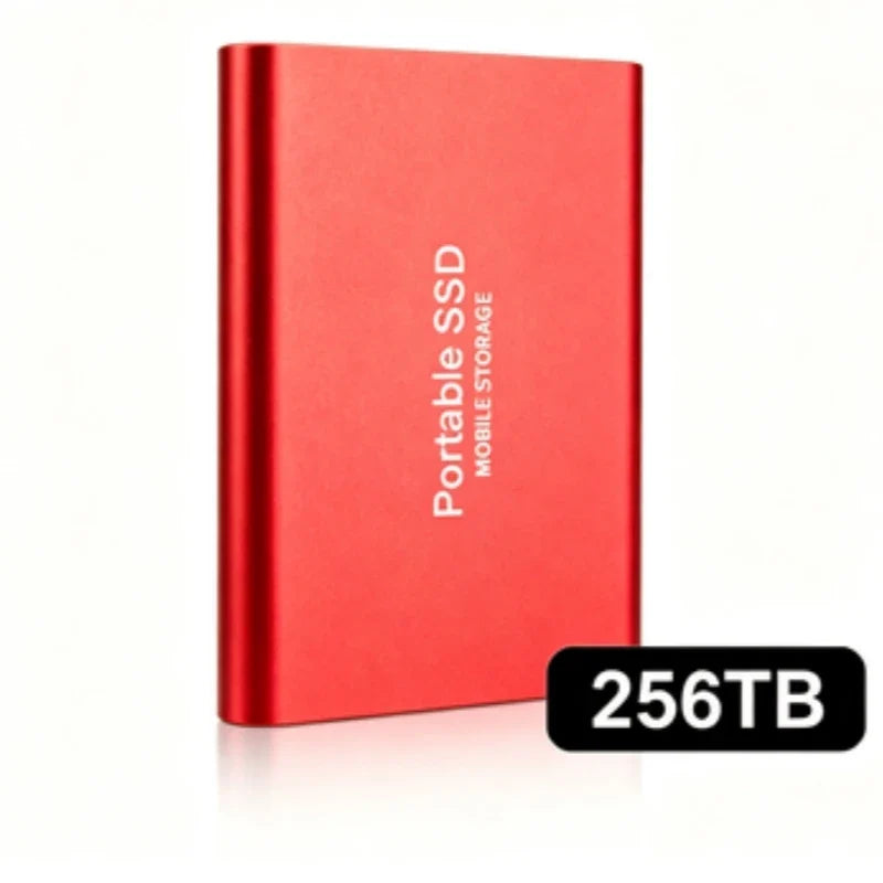 Portable External SSD, 1TB-16TB Large Capacity USB3.1 High Speed Solid State Drive, Lightweight Storage for Laptop, Desktop, Mac