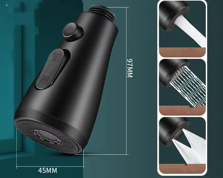 Faucet Filter Functions Kitchen Sink Shower Spray Sink Filter Tap Pull-Out Nozzle Bathroom Toilet Faucet Head Kitchen Faucet