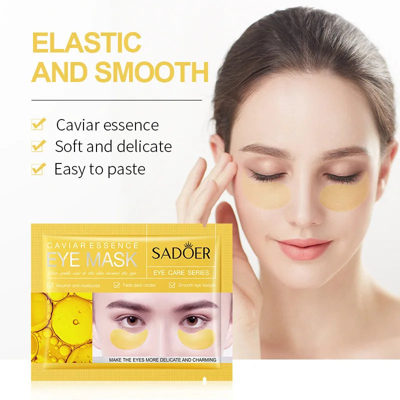 5/10/20 Pairs SADOER Crystal Collagen Eye Mask Anti Dark Circles Removal Eyes Bags Moisturizing Eye Patches for Eyes Skin Care
