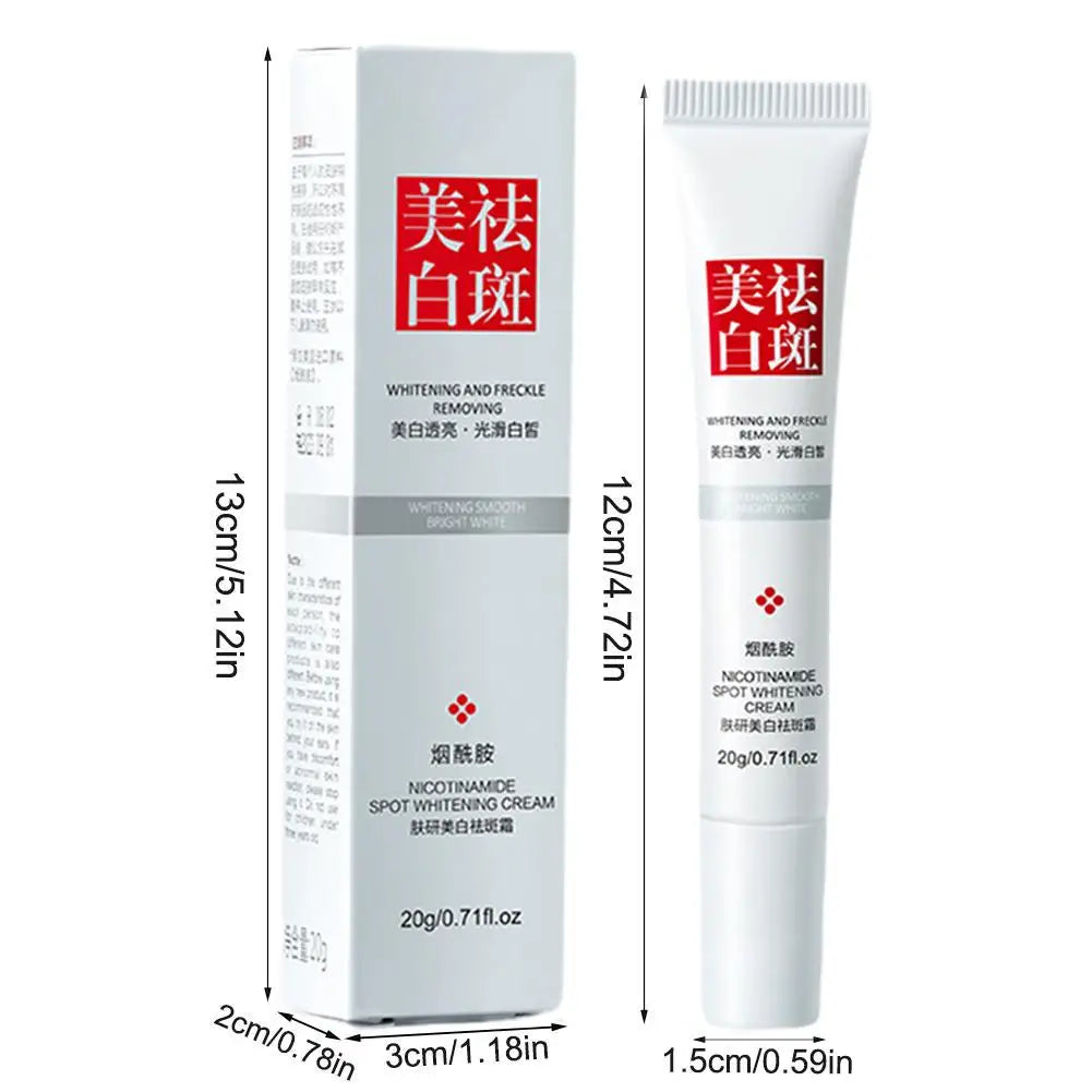 1/3/5pcs Fades Freckle Dark Spots Face Cream Niacinamide Whitening Cream Vitamin E Improve Dullness Fast Brighten Nourish Skin