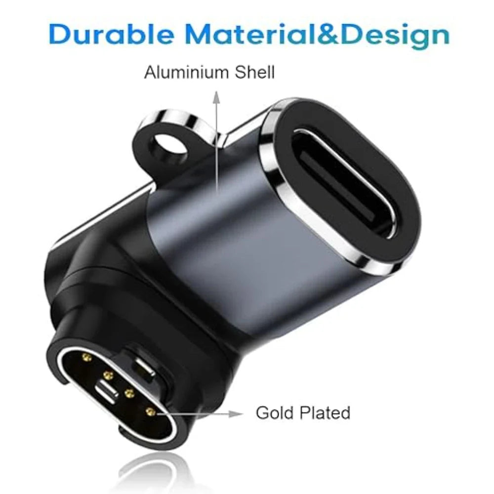 Replacement charger compatible with Garmin Forerunner 965 955 945 935 745 265 255 245 165 55 45  USB smartwatch charging cable