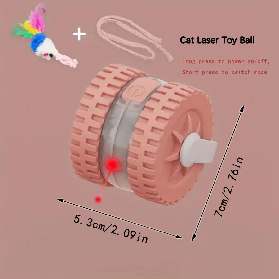 Intelligent Dog Toy Ball Electronic Interactive Cat Toy Usb Automatic Moving Bouncing Ball For Large Medium Dog Holiday Pet Gift