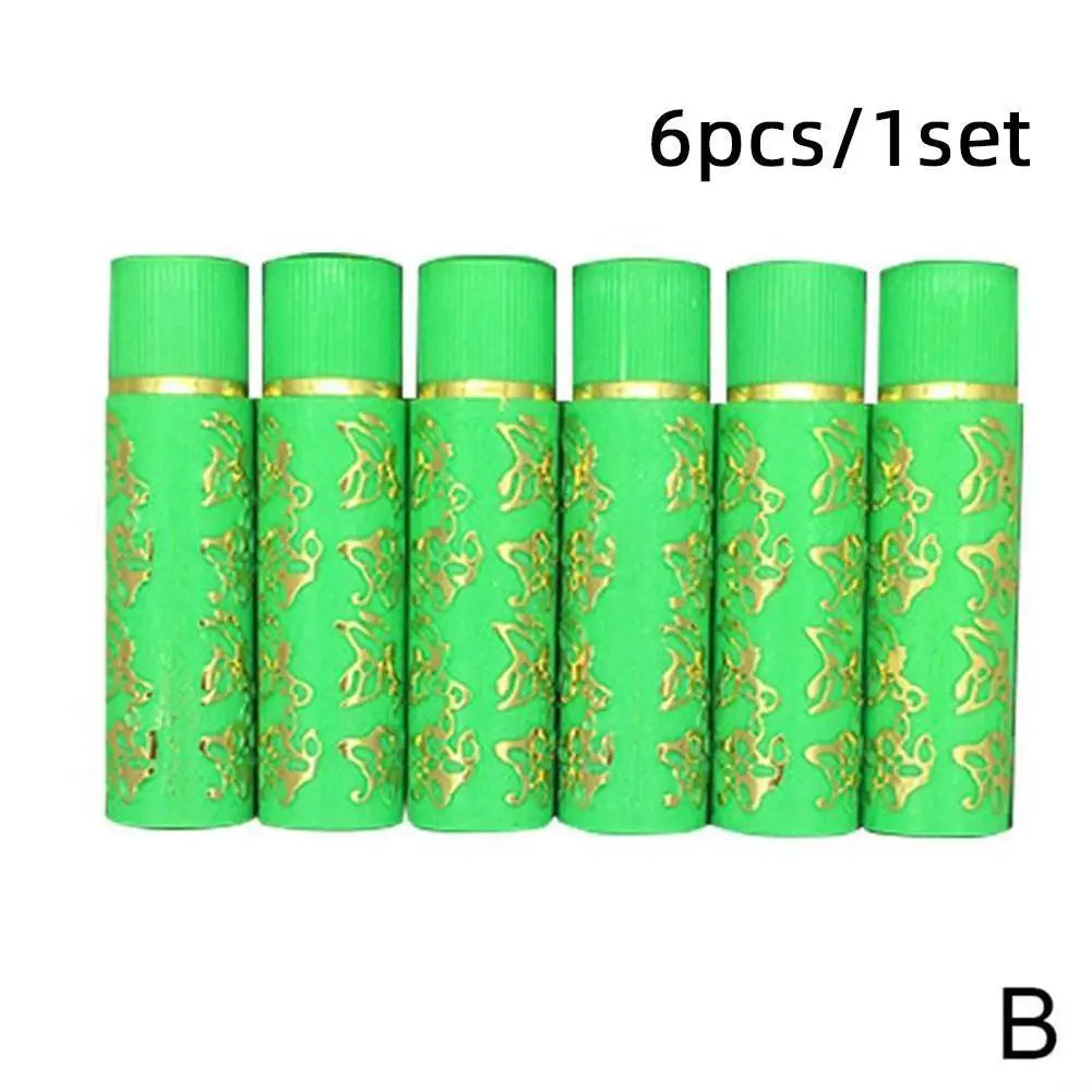 6PCS/Box Lipstick Dark Green Magic Lipgloss Lipstick Long Lasting Waterproof Butterfly Lip Tint Cosmetics Makeup Maquiagem