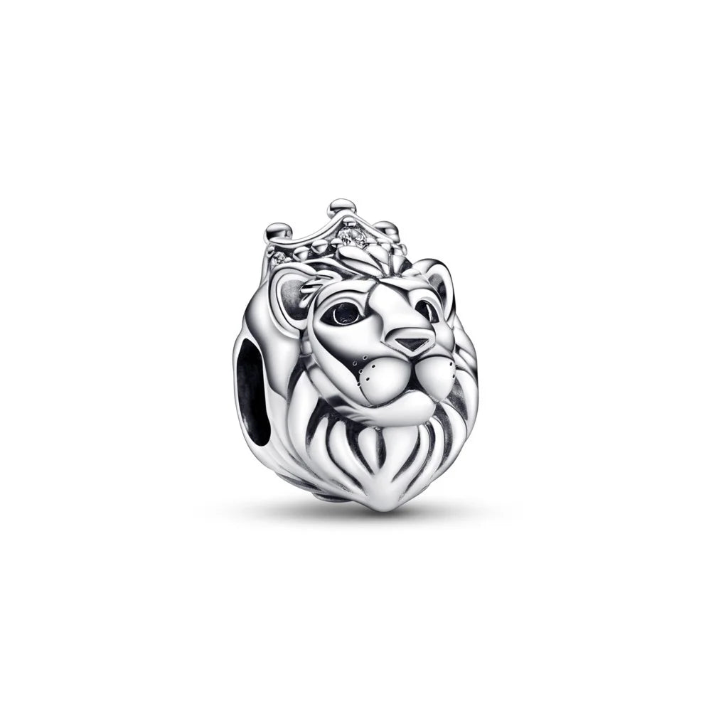 DSN 925 Silver King Of The Grasslands 2026 Charm Beads Pendant Fits Bracelet Necklace DIY Women Festival Party Jewelry Gifts