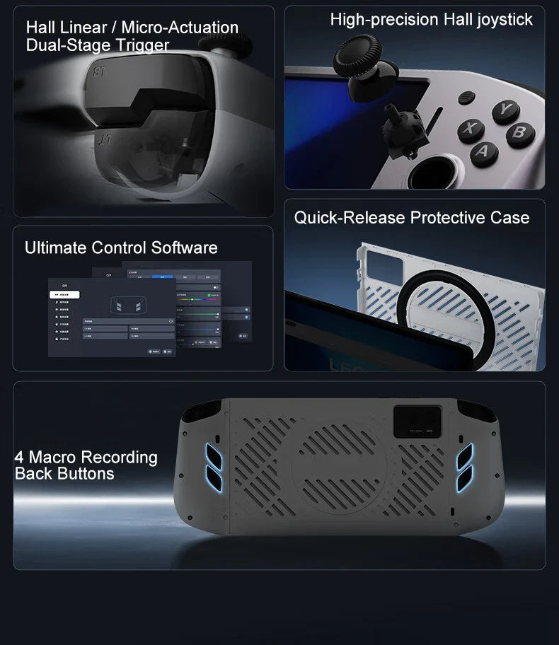 Lenovo Legion G9 Wireless Controller Features High-Precision Type-C Direct Connection, 200K Hall-Effect Joystick, Suitable for Y700 Third/Fourth Generation Type-C Low-Latency Direct Connection