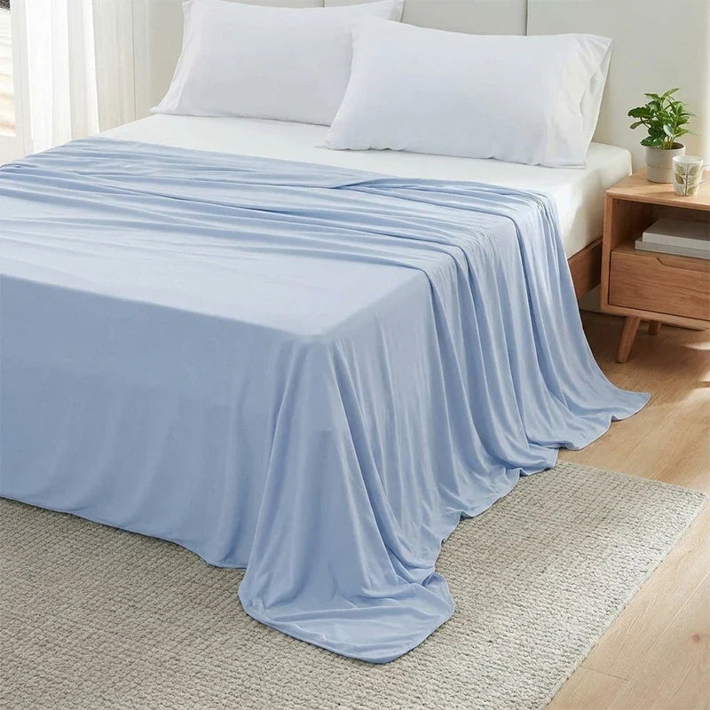 Summer Blanket Ice Silk Cooling Blanket Lightweight Breathable Air Condition Cooling Quilt Skin-friendly Duvet Comforter