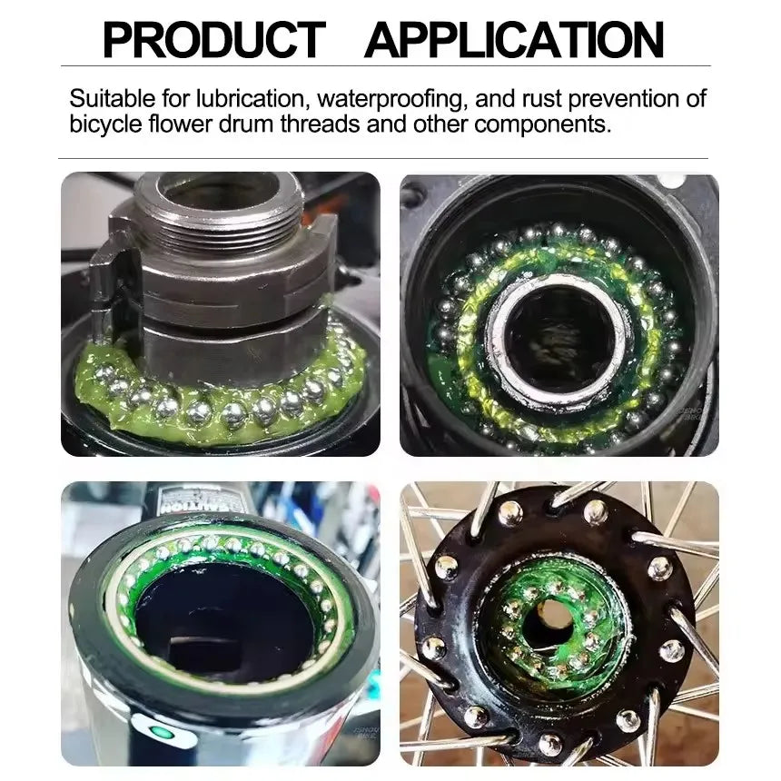 50g Bicycle Lubricating Oil Effect Bearing Grease Hub Lubricants Lipid Elements for Mountain Road Bikes