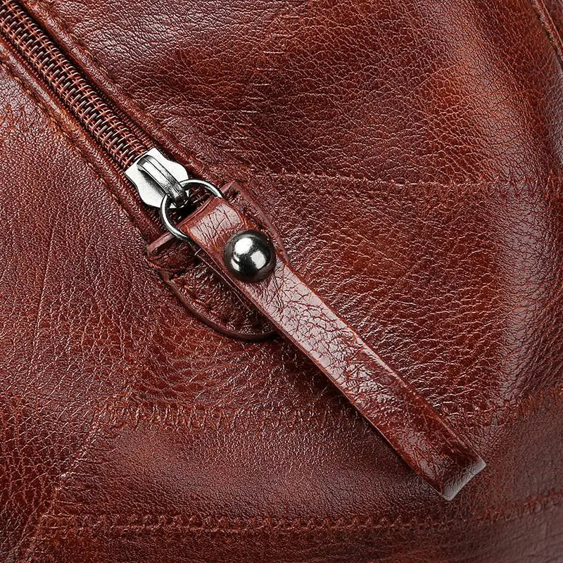 Vintage Leather Large Capacity Handbags Shoulder Bags Handbags Crossbody Ladies Hand Bags