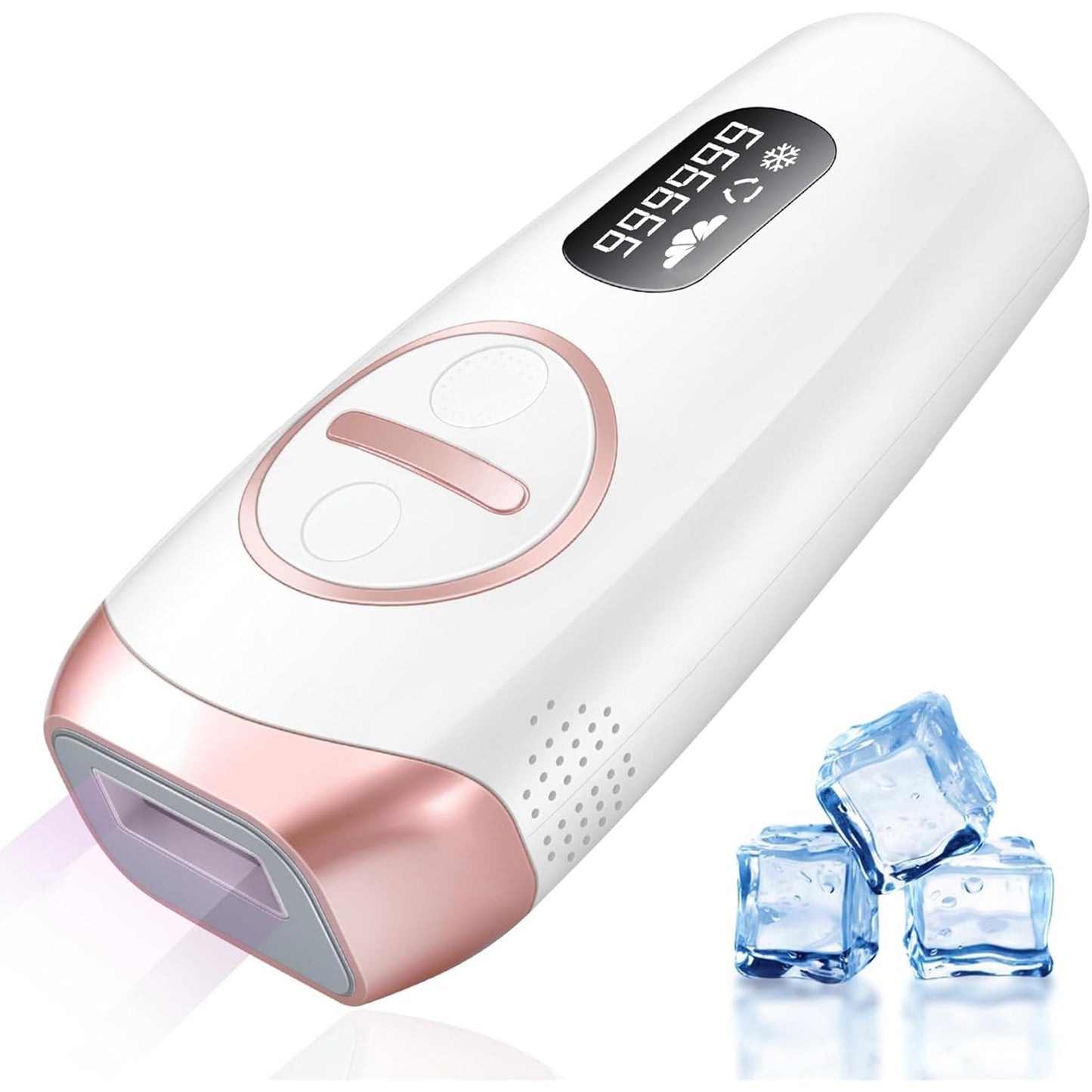 Laser Hair Removal for Women and Men, IPL Hair Removal 999,999 Flashes Permanent Hair Removal Device for Facial Facial Legs Arms Bikini Line Whole Body Use at-Home