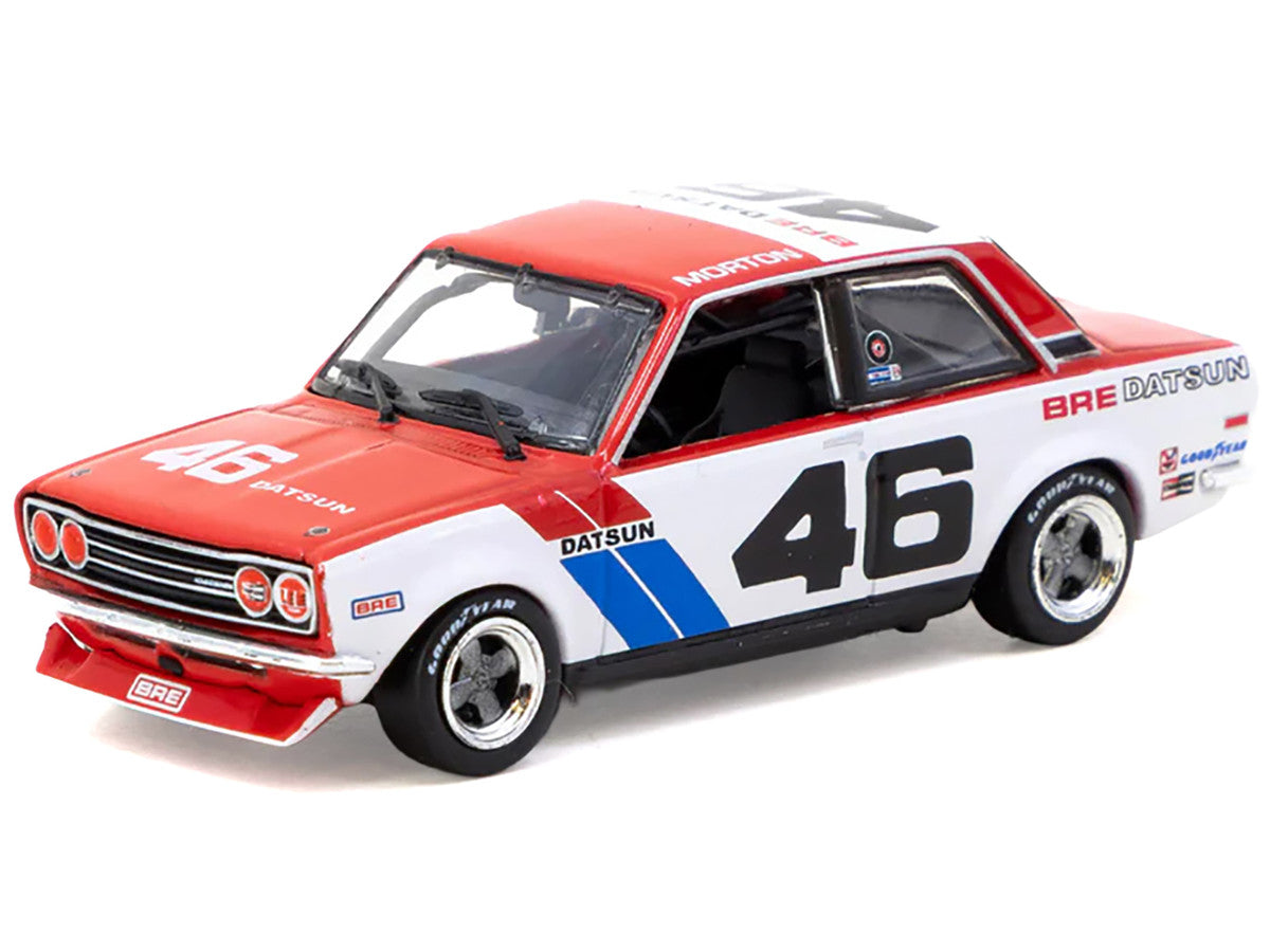 Datsun 510 #46 John Morton "Brock Racing Enterprises" Winner "Trans-Am 2.5 Championship" (1971) "Hobby64" Series 1/64 Diecast Model Car by Tarmac Works