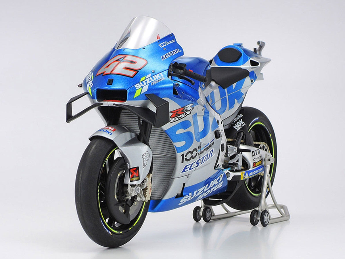 Model Kit Suzuki GSX-RR "Team Suzuki Ecstar" (2020) Motorcycle 1/12 Scale Model by Tamiya