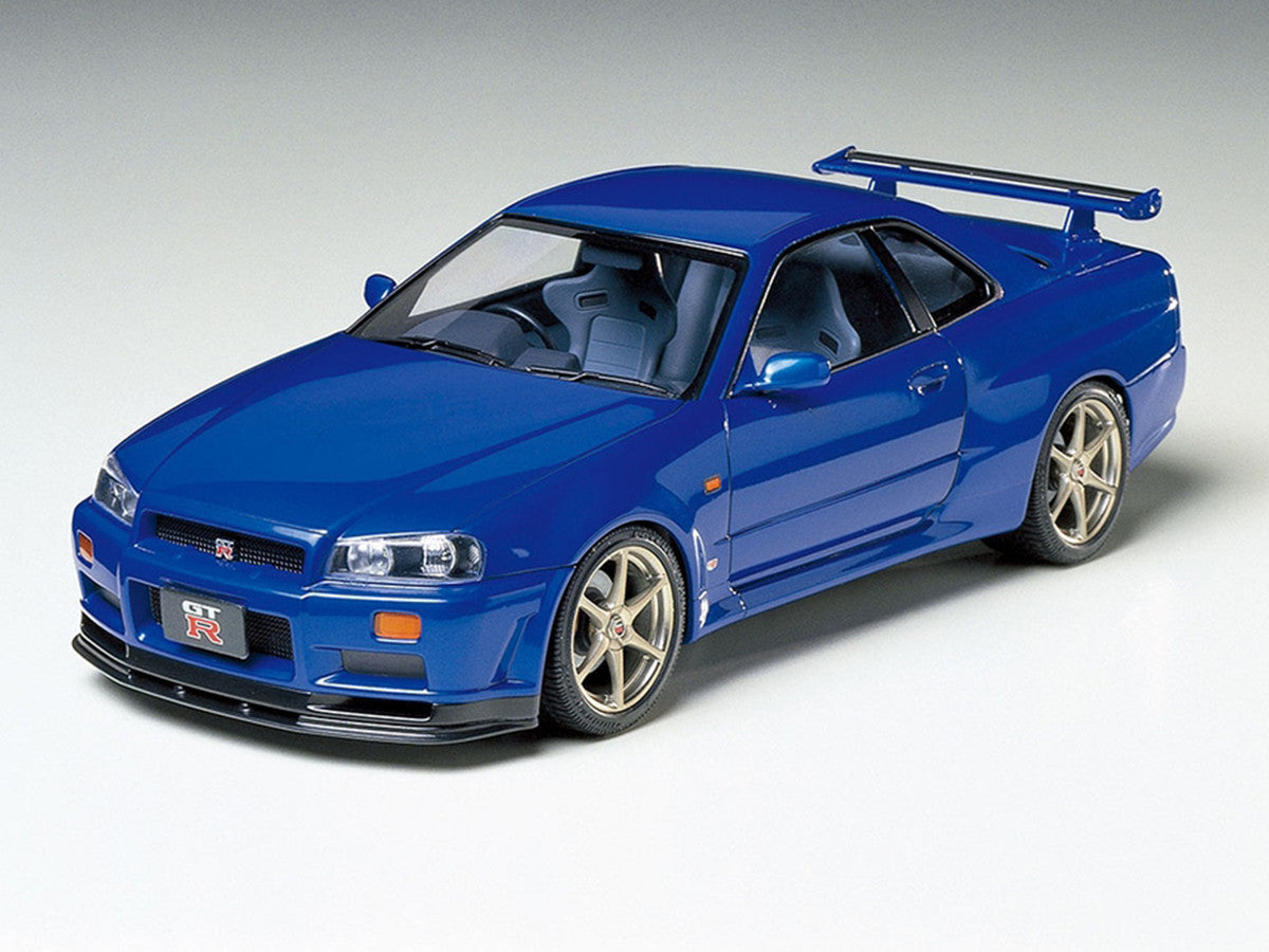 Model Kit Nissan Skyline GT-R V-Spec (R34) 1/24 Scale Model by Tamiya