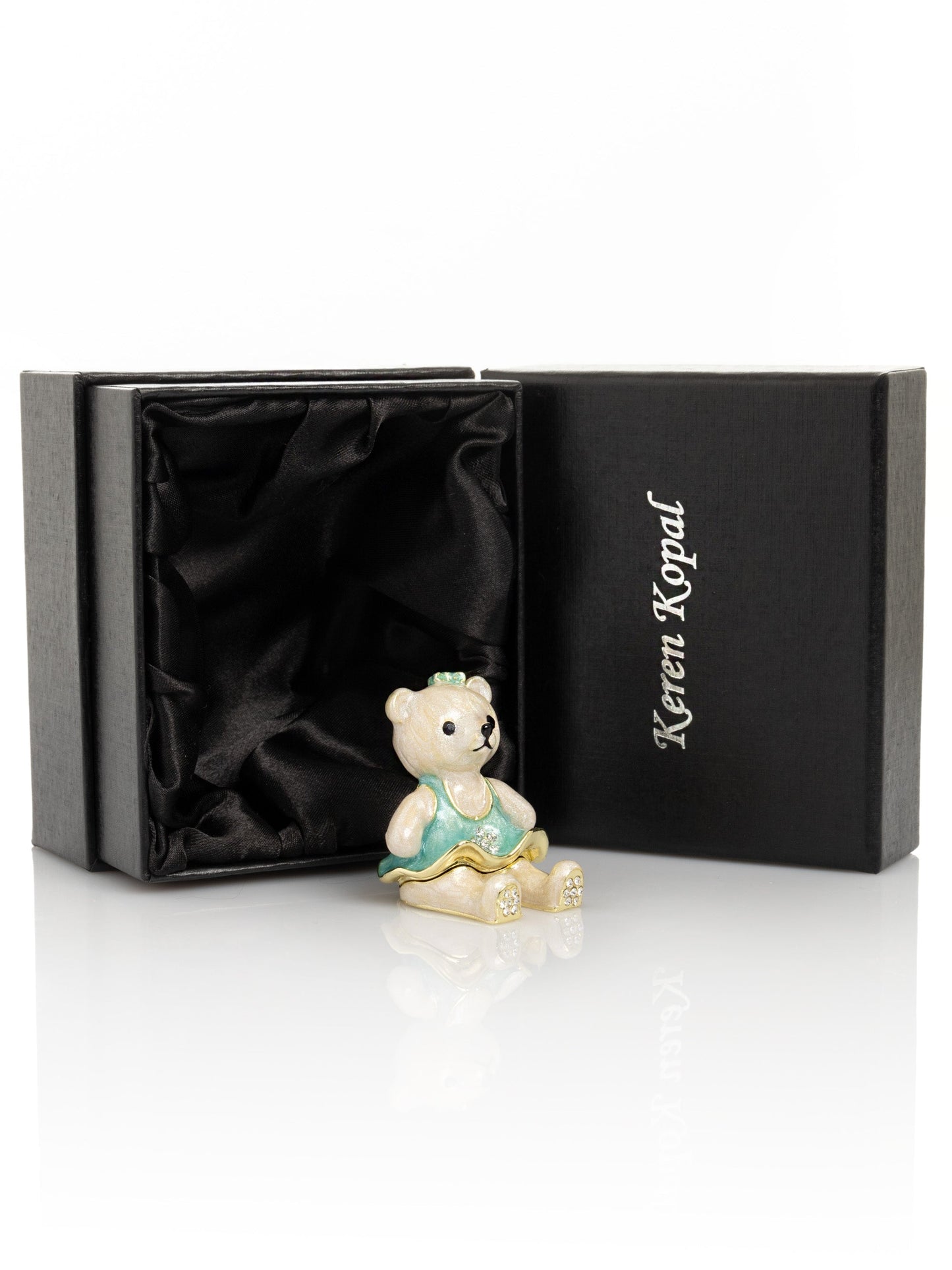Teddy Bear with Turquoise Dress