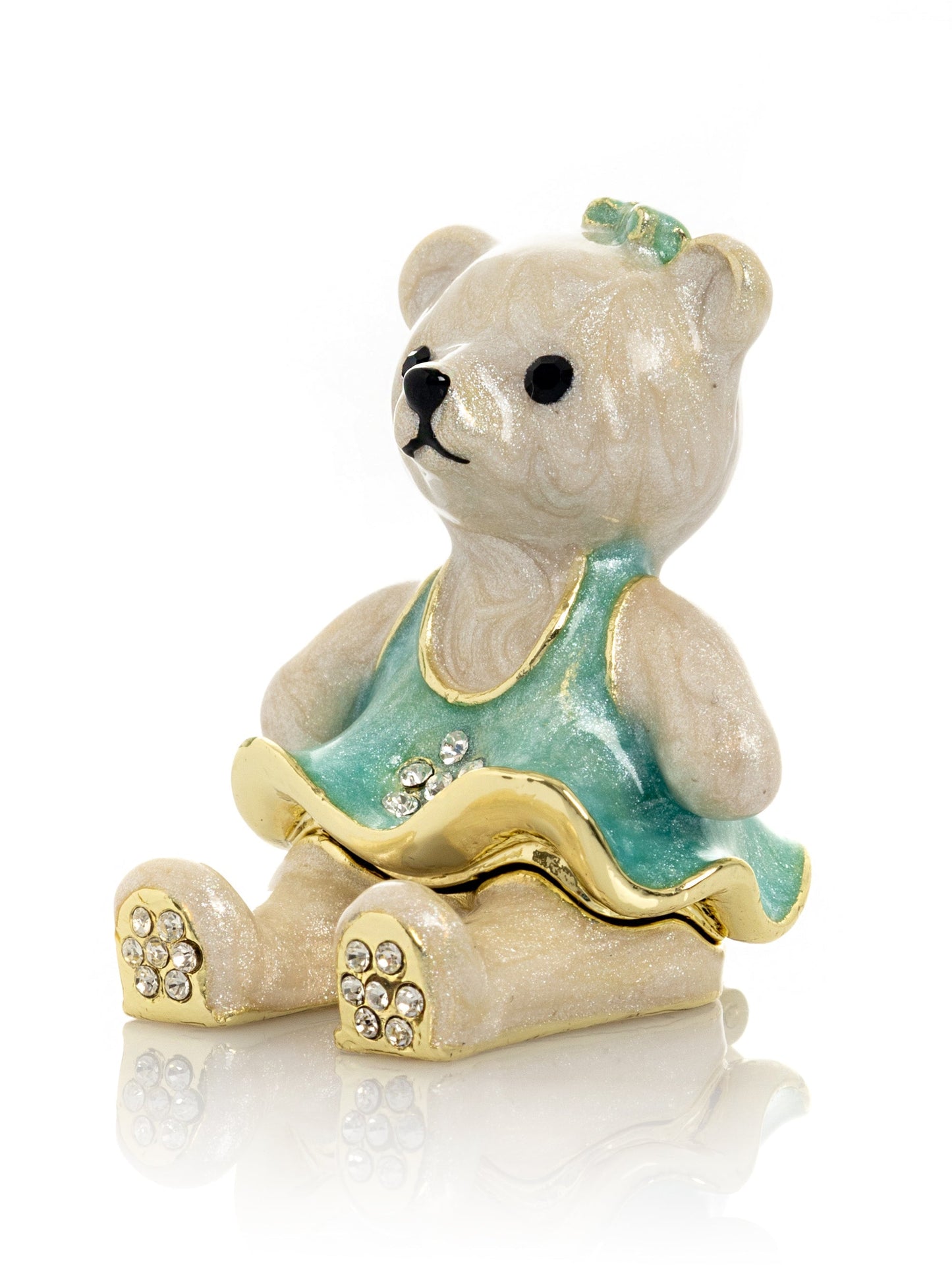Teddy Bear with Turquoise Dress