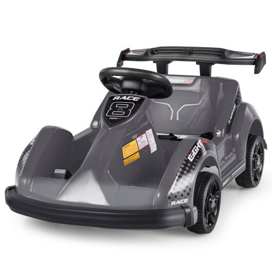 6V Kids Ride On Go Cart with Remote Control and Safety Belt-Pink