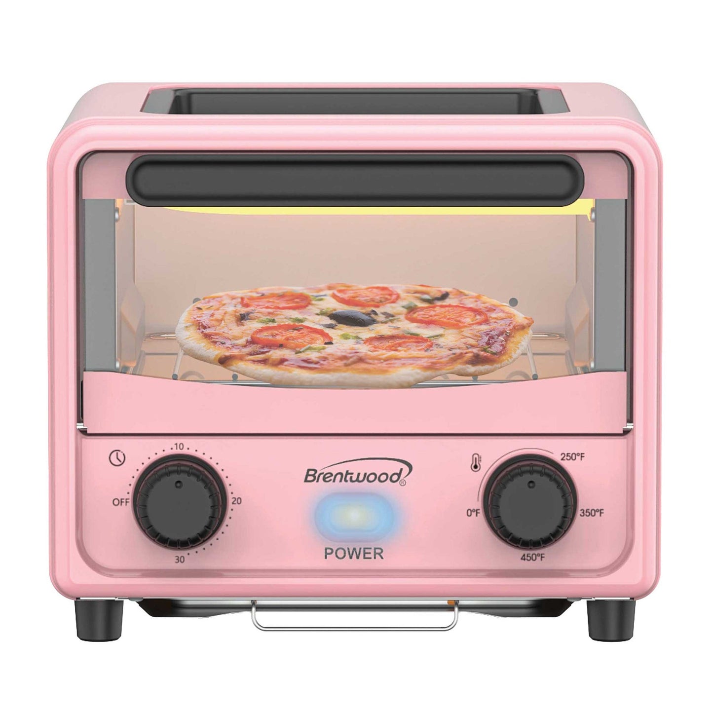 Brentwood 3 Liter Mini Toaster Oven in Pink