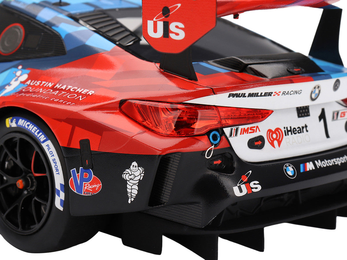 BMW M4 GT3 EVO #1 Connor De Phillippi - Madison Snow - Neil Verhagen - Kelvin van der Linde "Paul Miller Racing" IMSA "24 Hours of Daytona" (2025) 1/18 Model Car by Top Speed