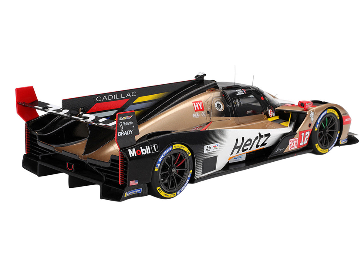 Cadillac V-Series.R #12 Alex Lynn - Norman Nato - Will Stevens "Cadillac Hertz Team Jota" FIA WEC "24 Hours of Le Mans" (2025) 1/18 Model Car by Top Speed