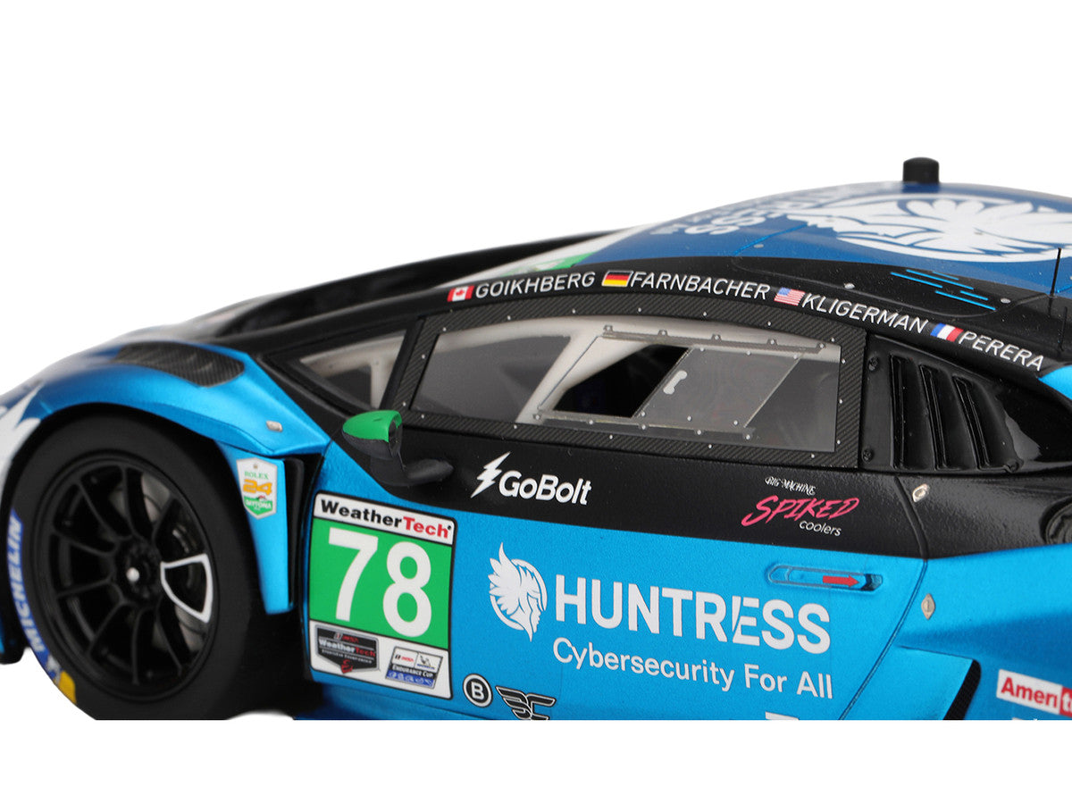 Lamborghini Huracan GT3 EVO2 #78 Mario Farnbacher - Misha Goikhberg - Parker Kligerman - Franck Perera "Forte Racing" IMSA "24 Hours of Daytona" (2025) 1/18 Model Car by Top Speed