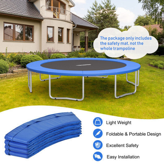 10 Feet Universal Spring Cover Trampoline Replacement Safety Pad-Multicolor