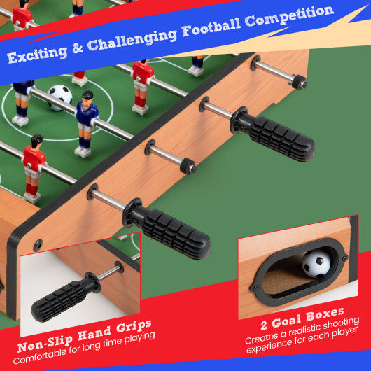 20 Inch Indoor Competition Game Soccer Table - Color: Brown