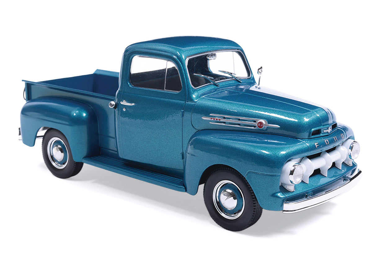1952 Ford F1 Pickup Truck Blue Metallic 1/24 Diecast Model by IXO Models