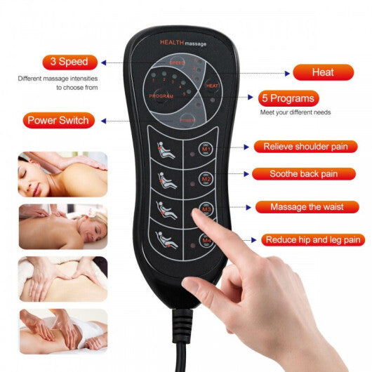Foldable Full Body Massage Mat with Effortless Control